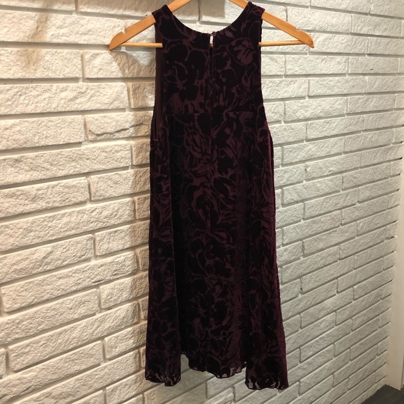 Wilfred Pompette Velvet Burgundy Dress sz xs - Picture 5 of 5
